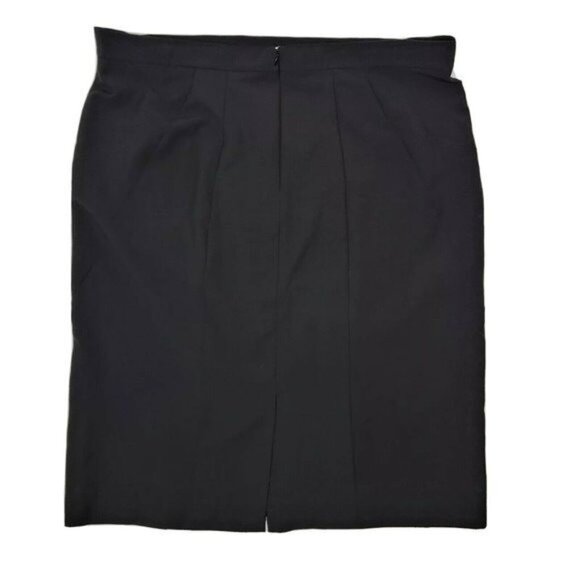 Worthington Skirt Womens Plus Size 20W Solid All Black Pencil Business Career - Picture 4 of 4